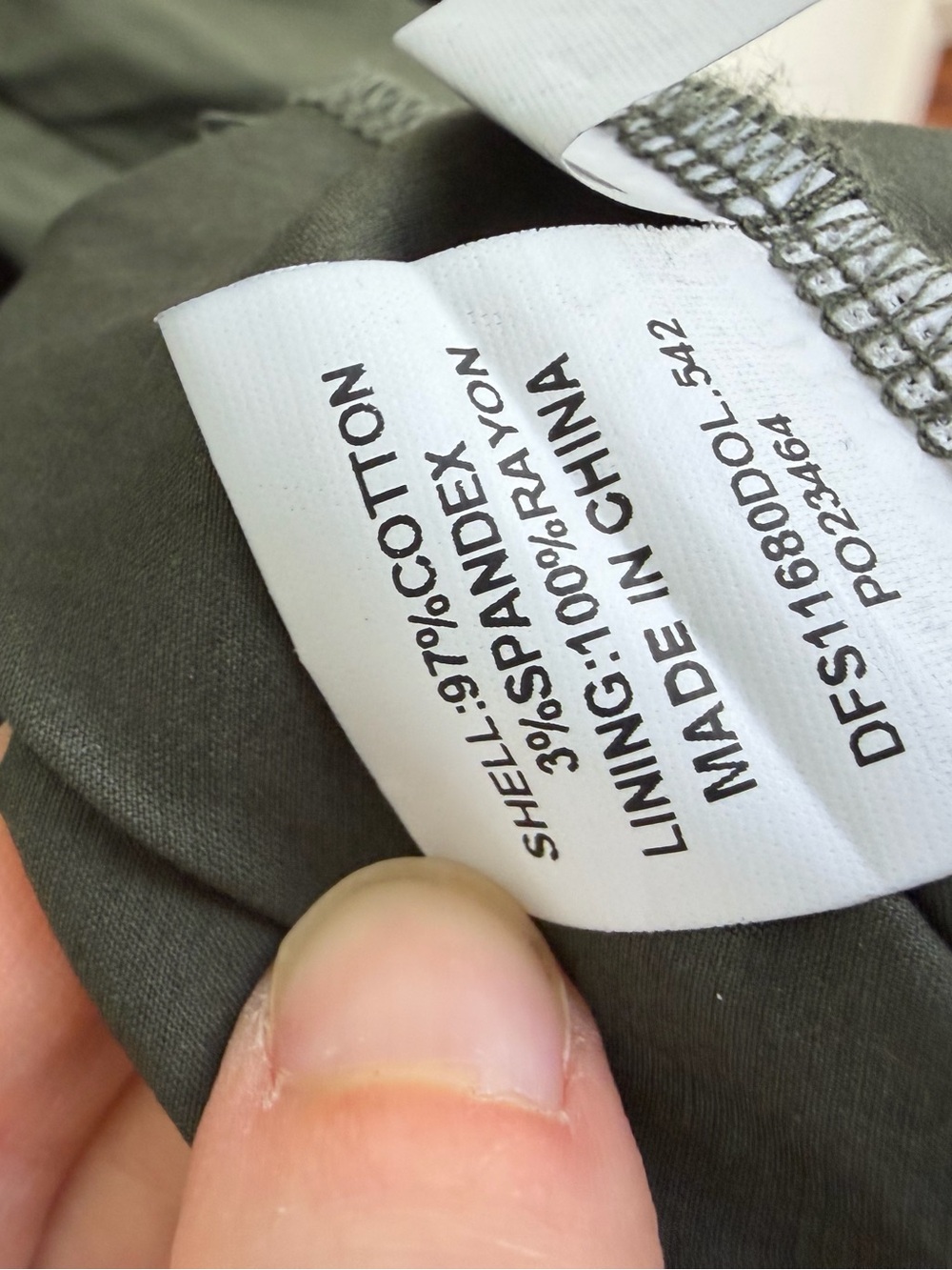 DISSH Ramsey Dark Olive Cotton Midi Dress Size 12 - Picture 5 of 5